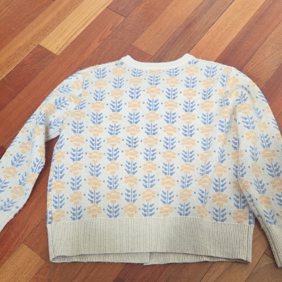 Floral Patterned Cardigan and Blessed Sweater bundle 3 Set - Picture 4 of 9